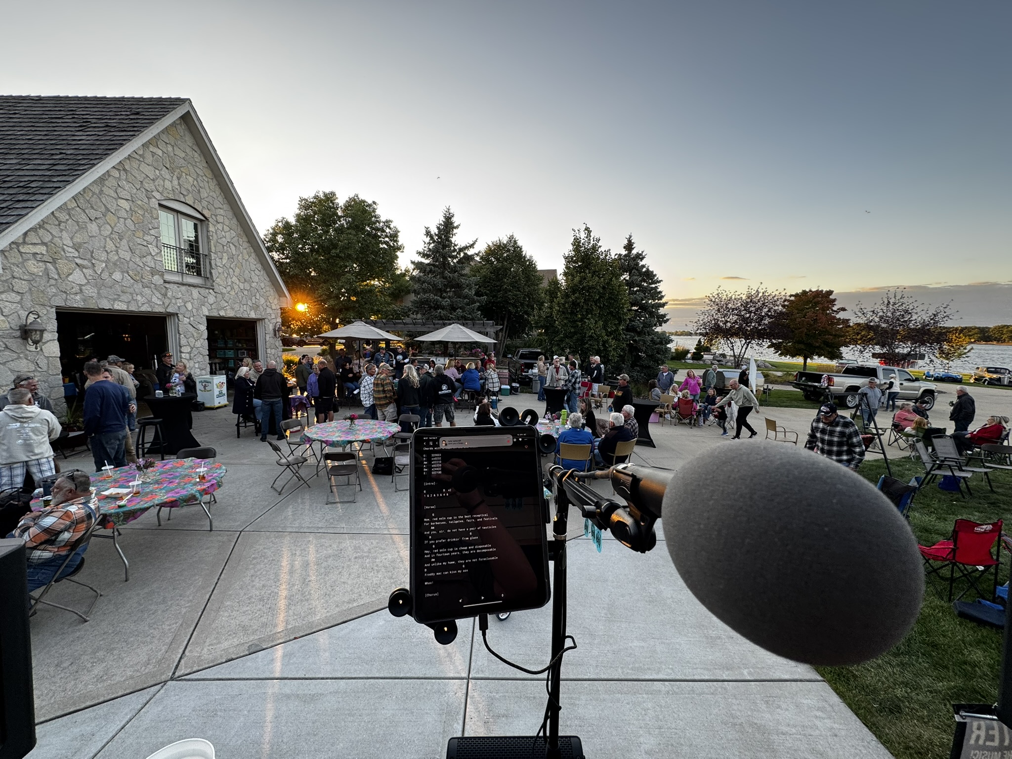 Gig on the river