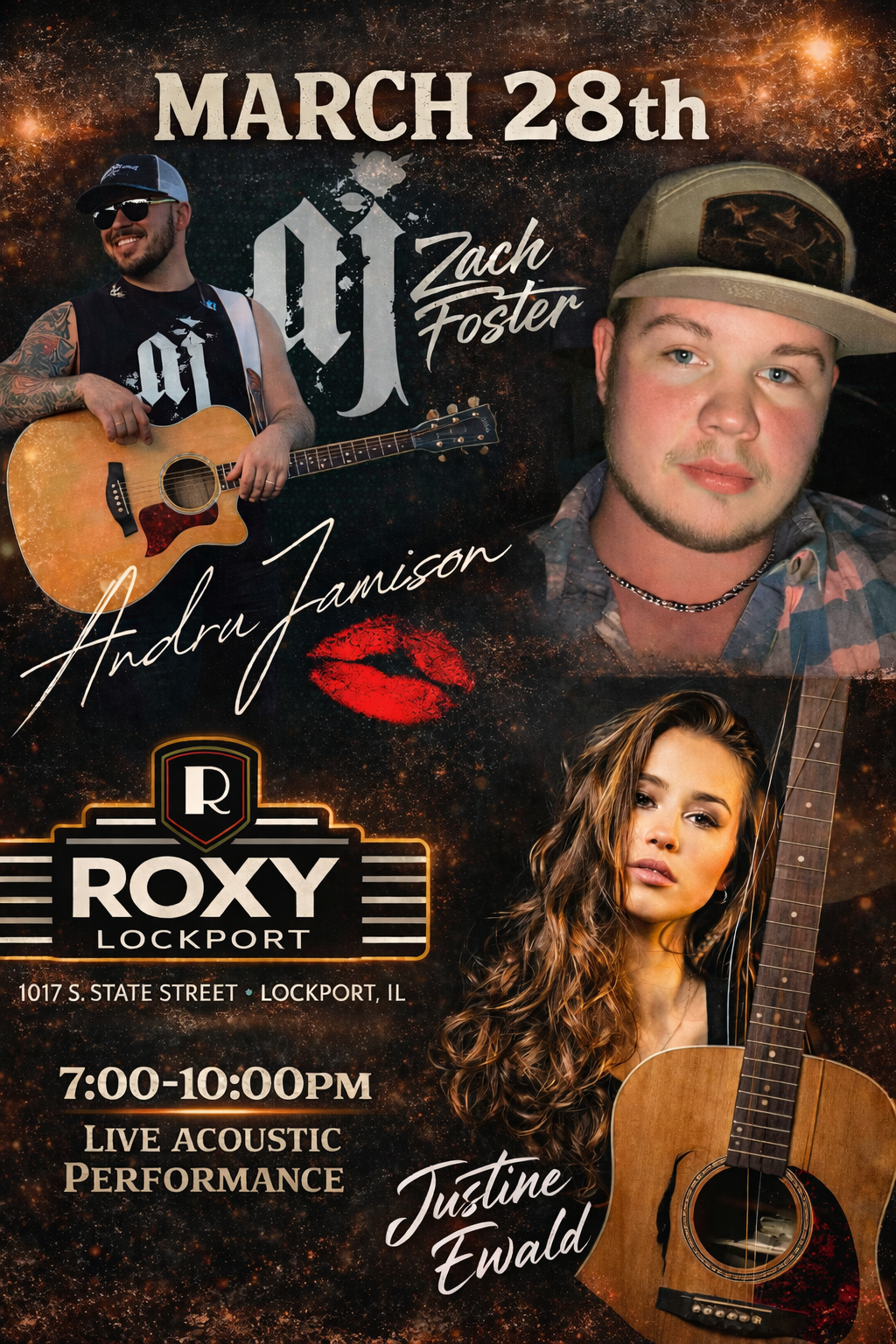 Gig promo for Roxy